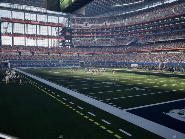 AT&T Stadium - Section 102 Seat View