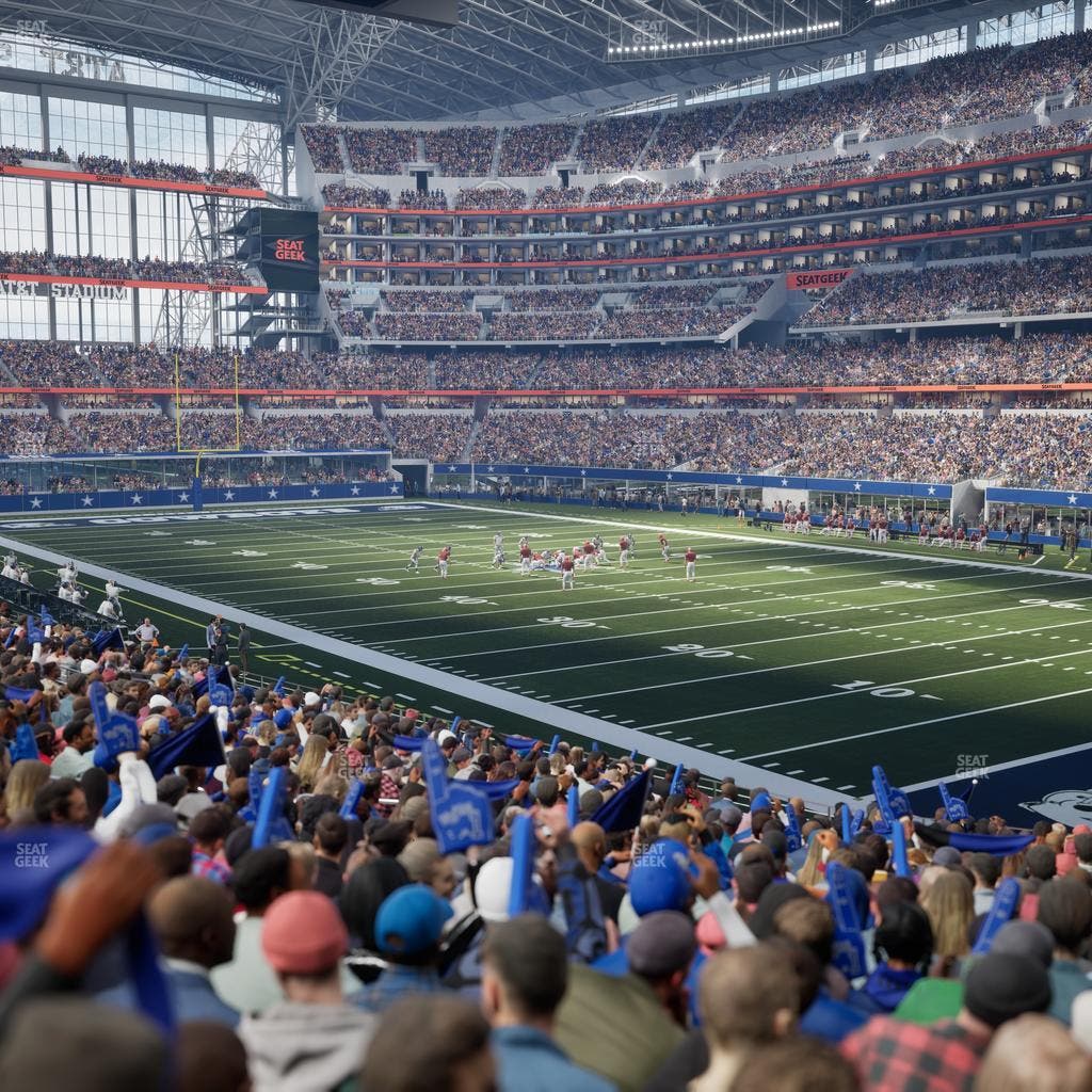 AT&T Stadium - Section 102 Seat View