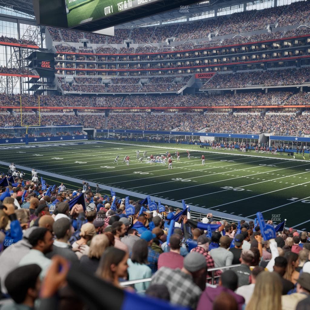 AT&T Stadium - Section 103 Seat View