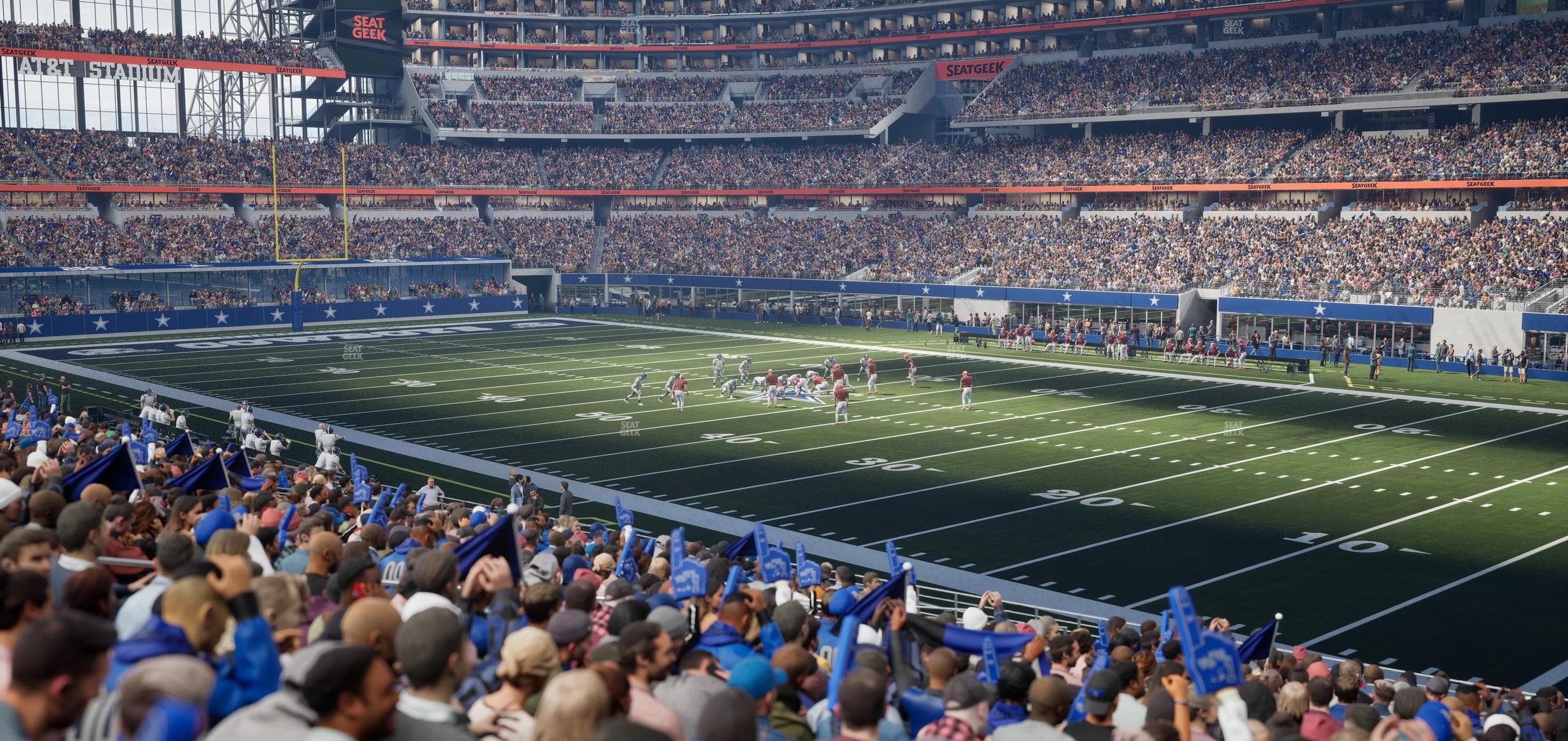 AT&T Stadium - Section 103 Seat View