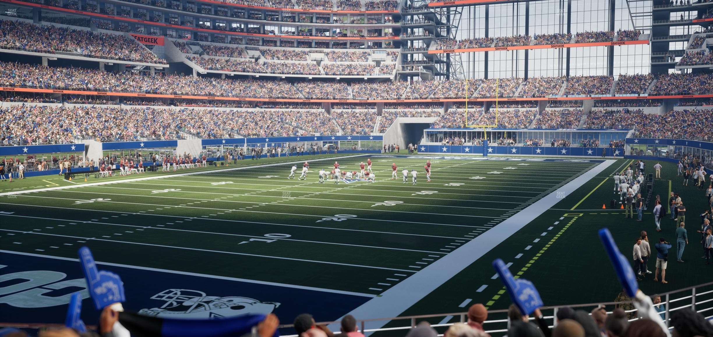 AT&T Stadium - Section 120 Seat View