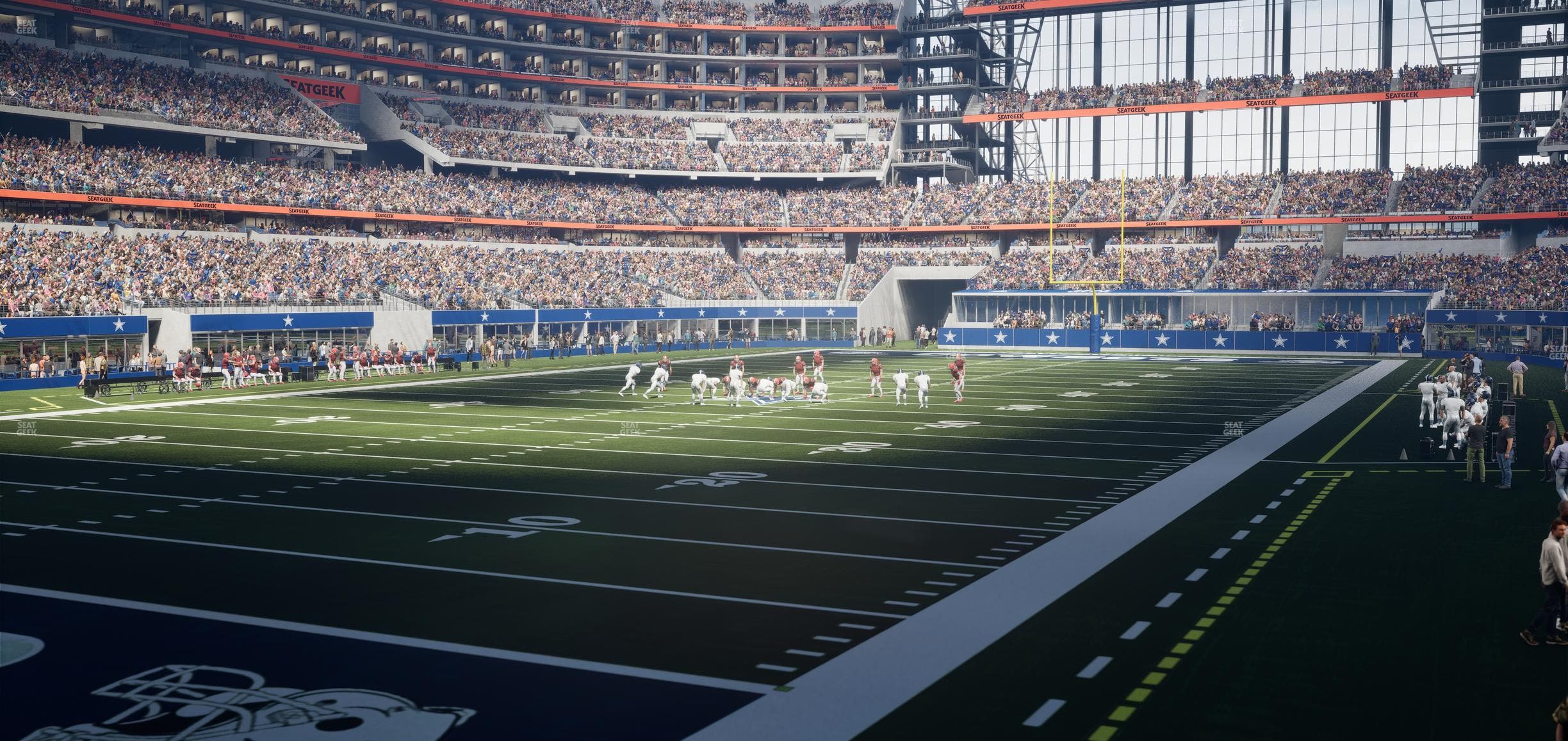 AT&T Stadium - Section 120 Seat View