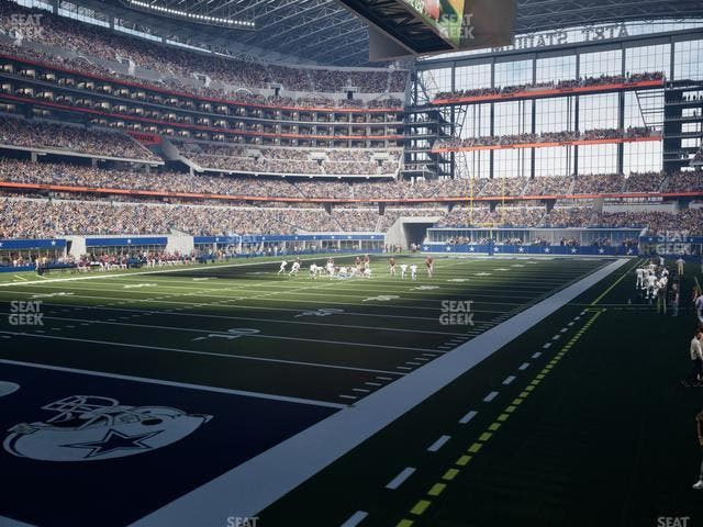 AT&T Stadium - Section 120 Seat View