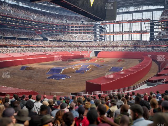 AT&T Stadium - Section 120 Seat View AT&T Stadium - Section 120 Seat View