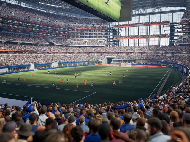 AT&T Stadium - Section 120 Seat View