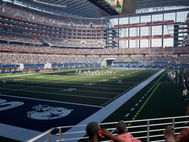 AT&T Stadium - Section 120 Seat View