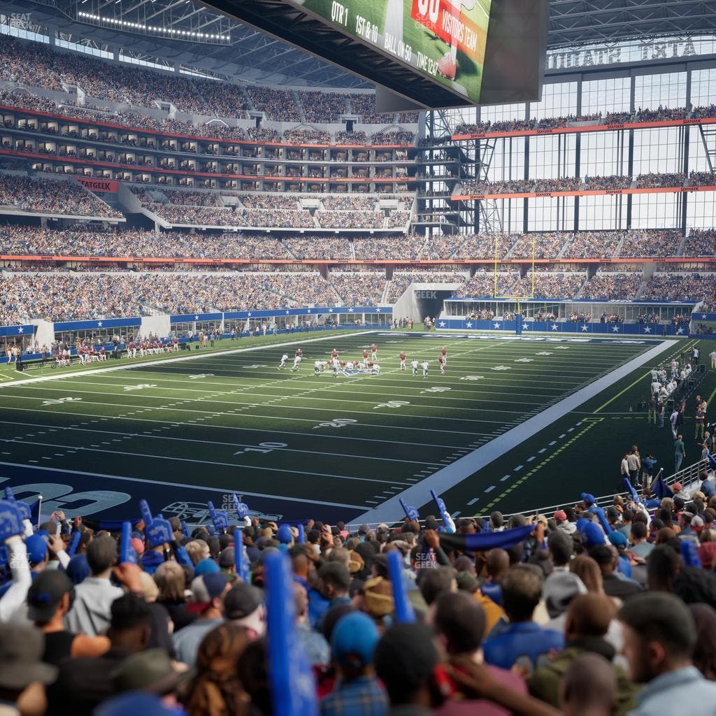 AT&T Stadium - Section 120 Seat View
