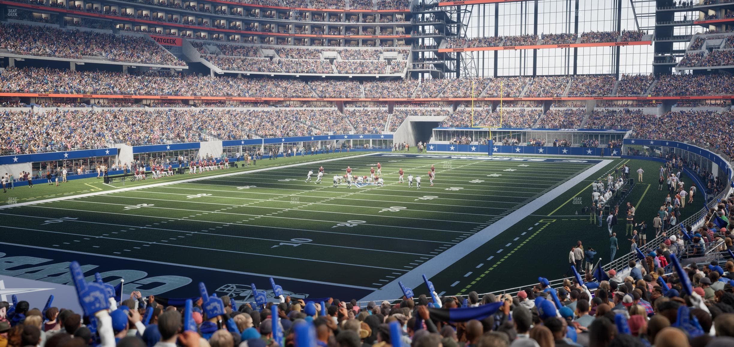 AT&T Stadium - Section 120 Seat View