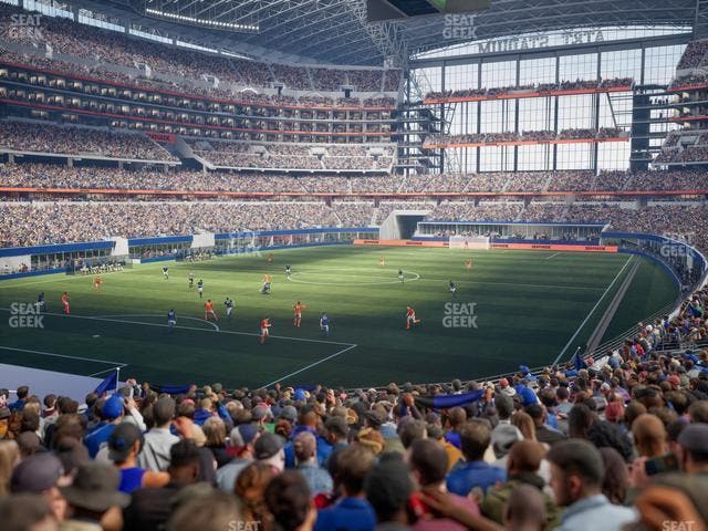 AT&T Stadium - Section 120 Seat View
