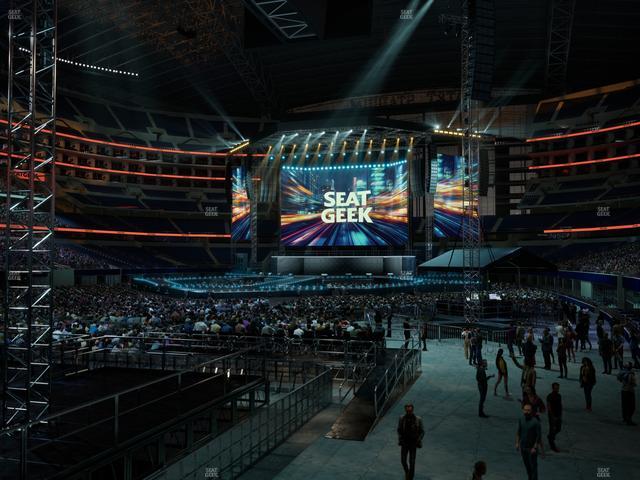 AT&T Stadium - Section 120 Seat View