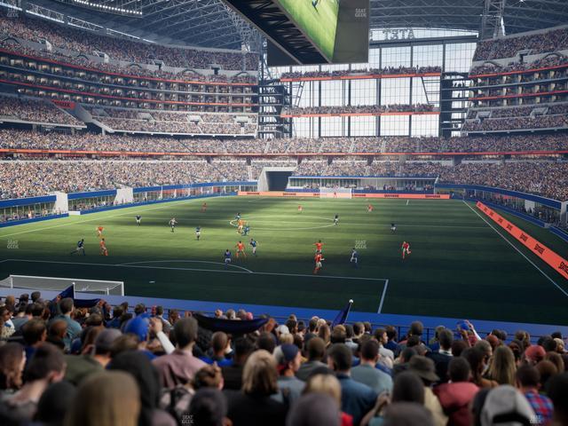 AT&T Stadium - Section 121 Seat View