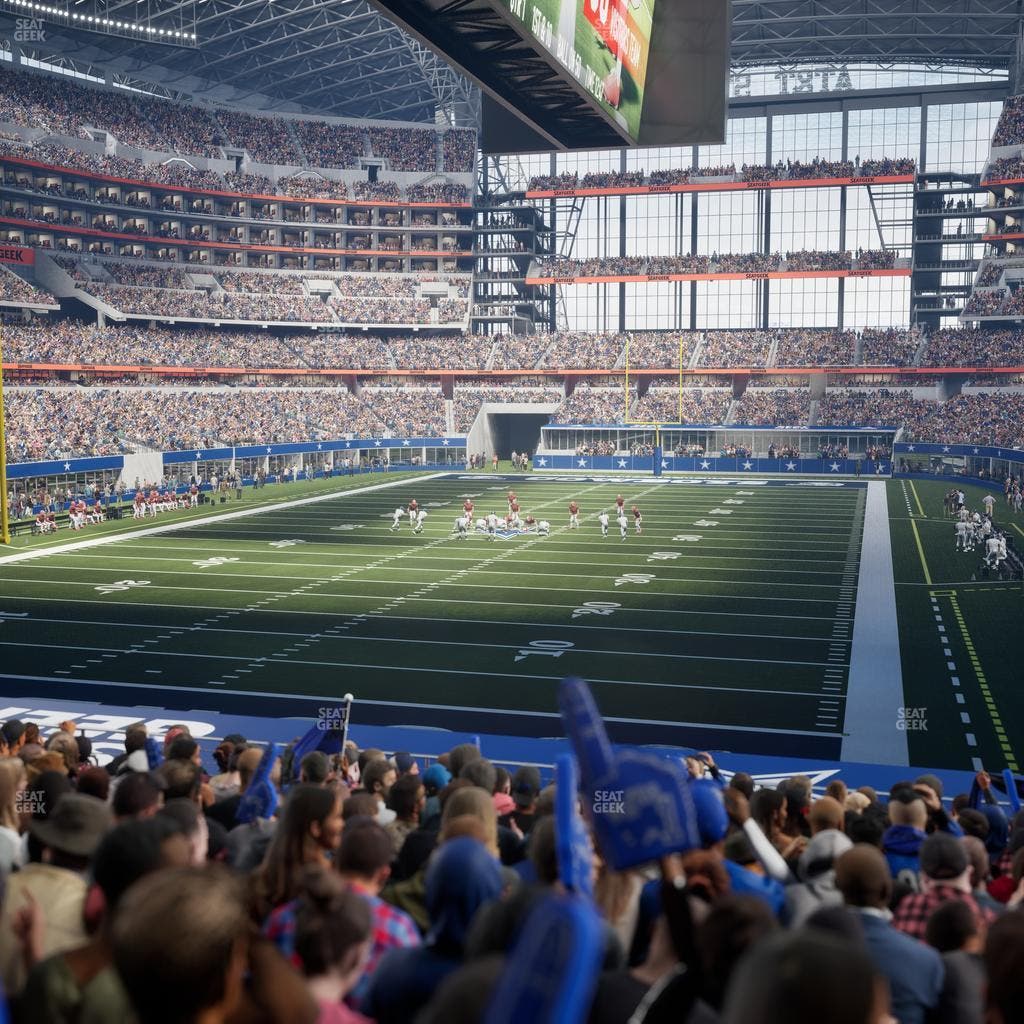 AT&T Stadium - Section 121 Seat View