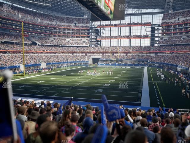 AT&T Stadium - Section 121 Seat View AT&T Stadium - Section 121 Seat View