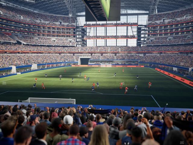 AT&T Stadium - Section 122 Seat View