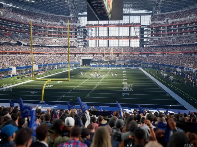 AT&T Stadium - Section 122 Seat View AT&T Stadium - Section 122 Seat View