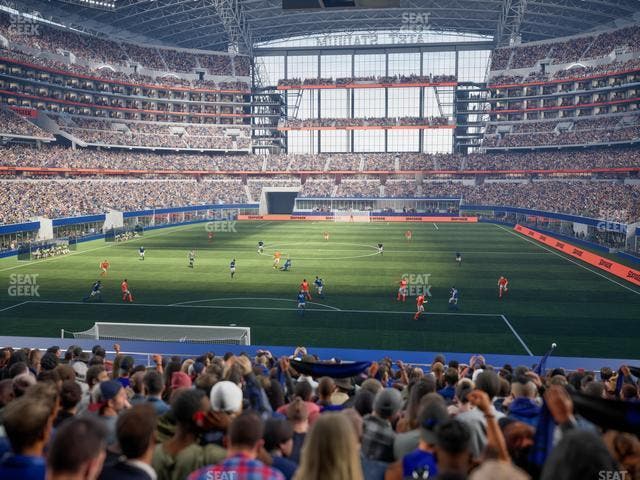 AT&T Stadium - Section 122 Seat View