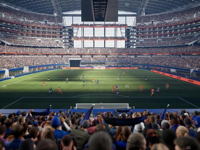 AT&T Stadium - Section 123 Seat View