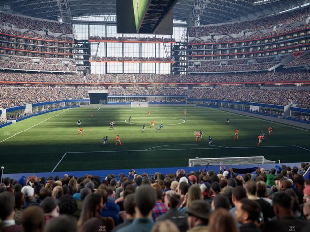 AT&T Stadium - Section 124 Seat View