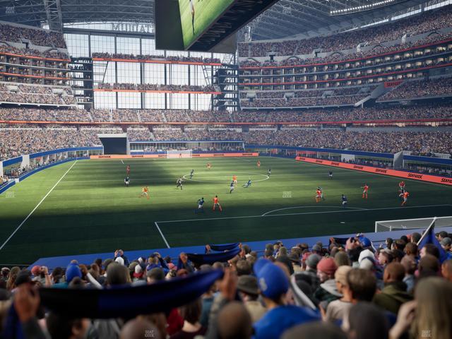 AT&T Stadium - Section 125 Seat View