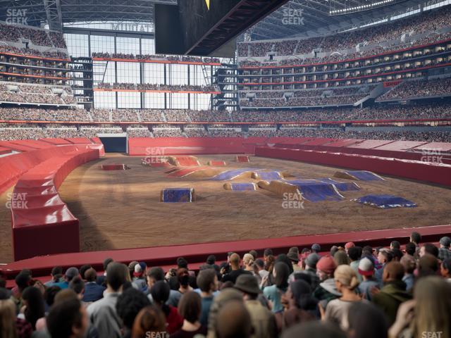 AT&T Stadium - Section 125 Seat View AT&T Stadium - Section 125 Seat View