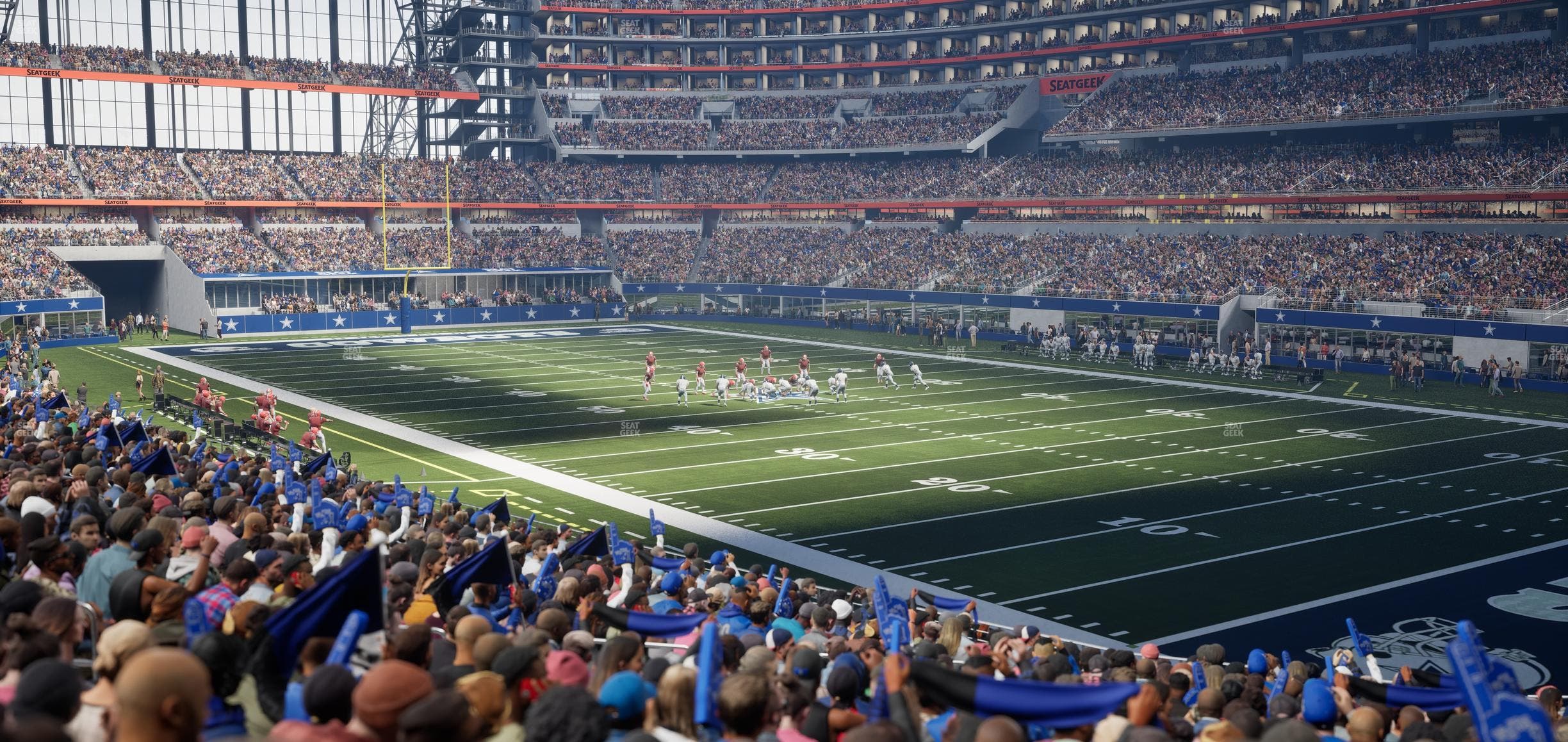 AT&T Stadium - Section 127 Seat View