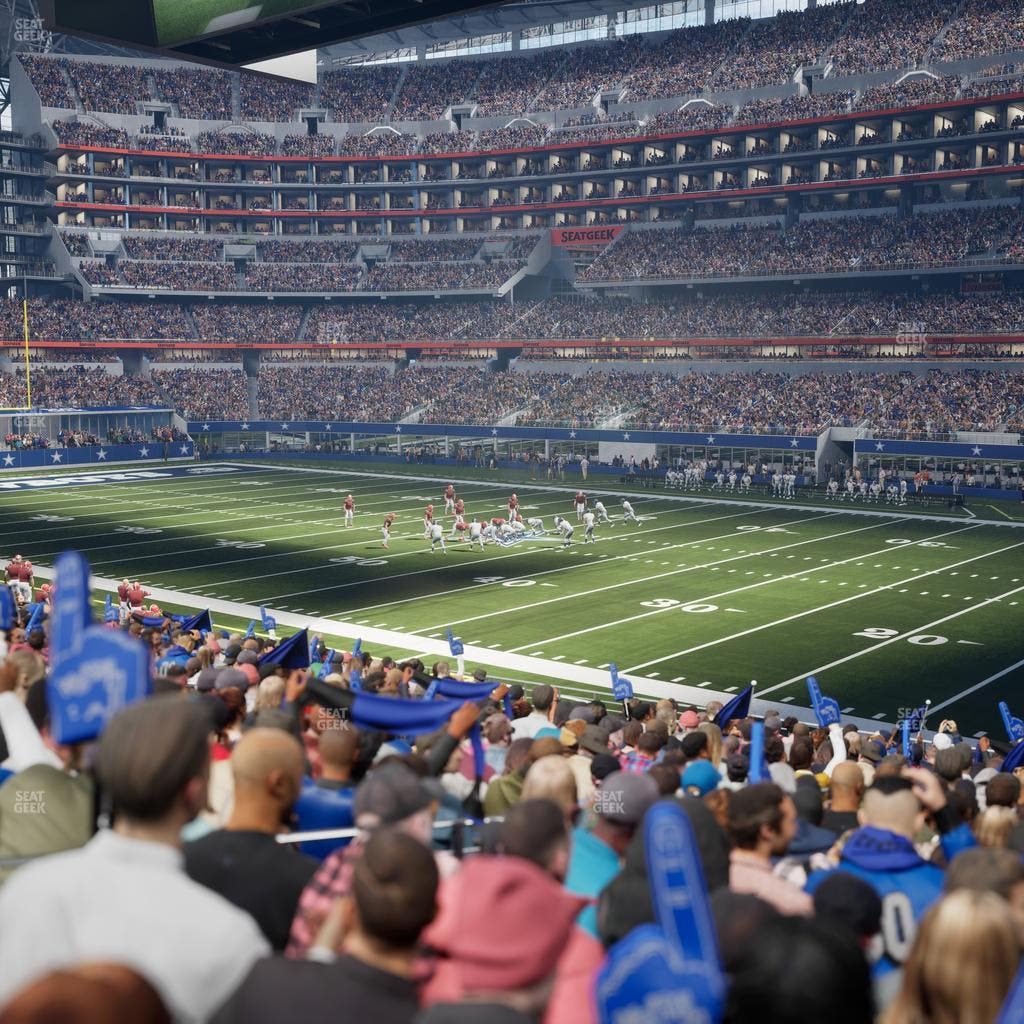 AT&T Stadium - Section 129 Seat View
