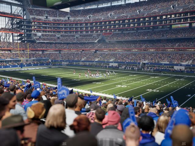 AT&T Stadium - Section 129 Seat View