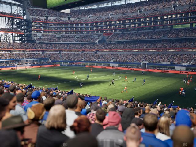 AT&T Stadium - Section 129 Seat View