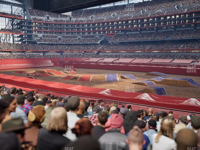 AT&T Stadium - Section 129 Seat View AT&T Stadium - Section 129 Seat View