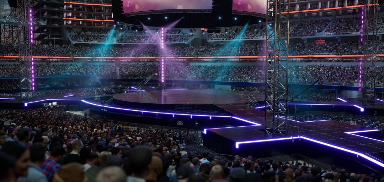 AT&T Stadium - Section 129 Seat View