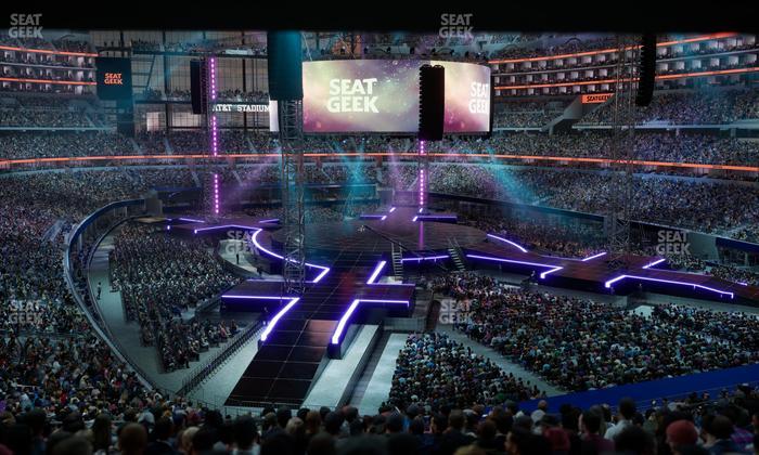 AT&T Stadium - Section 201 Seat View