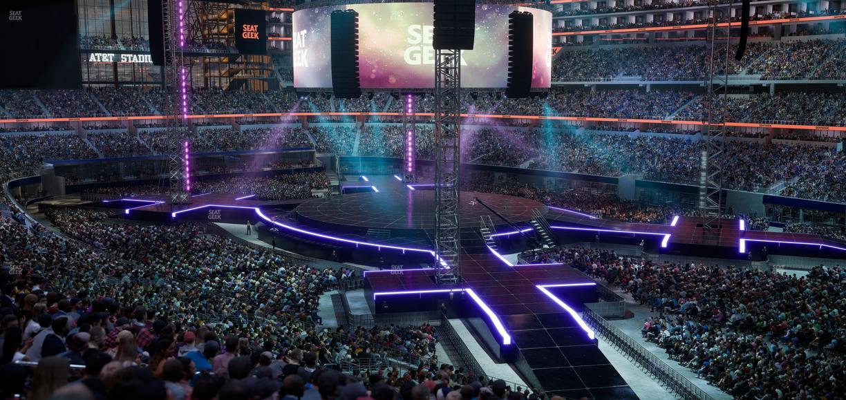 AT&T Stadium - Section 203 Seat View