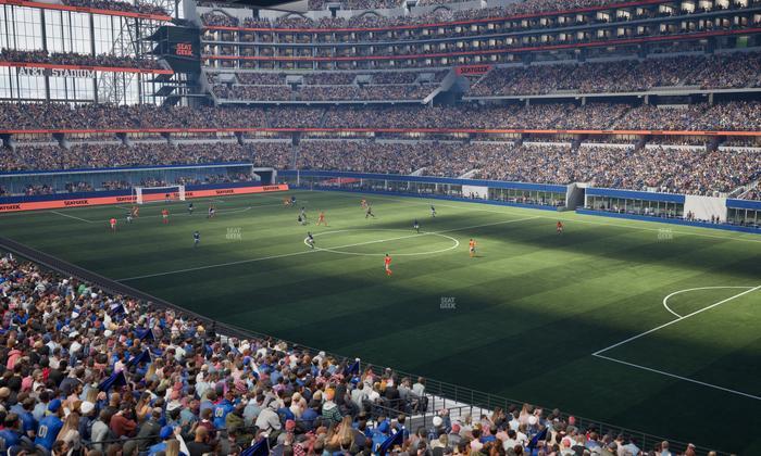 AT&T Stadium - Section 204 Seat View