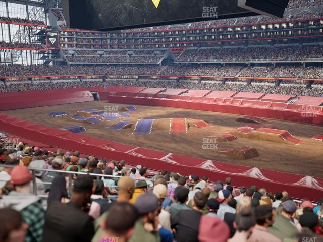 AT&T Stadium - Section 205 Seat View AT&T Stadium - Section 205 Seat View