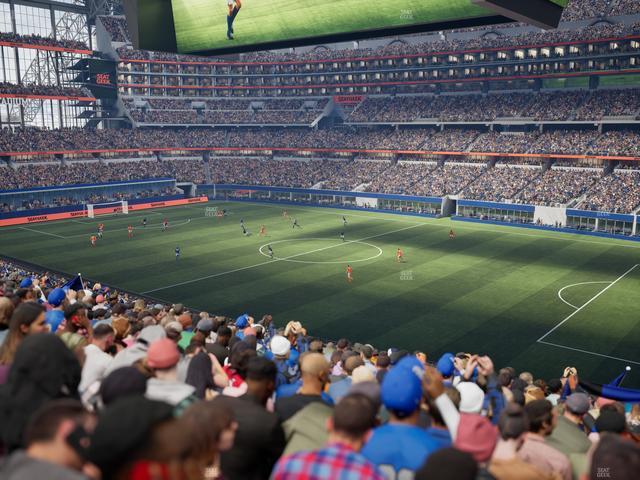 AT&T Stadium - Section 205 Seat View