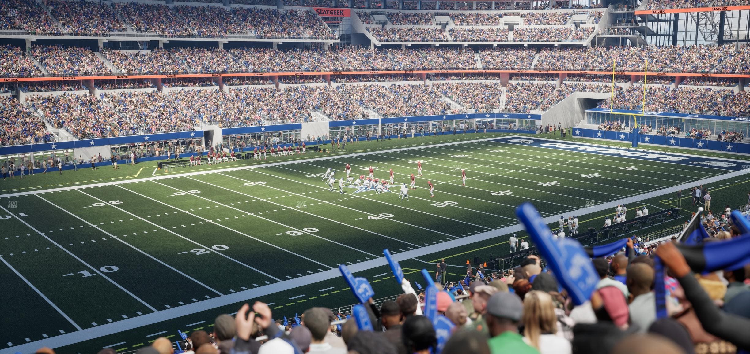 AT&T Stadium - Section 215 Seat View