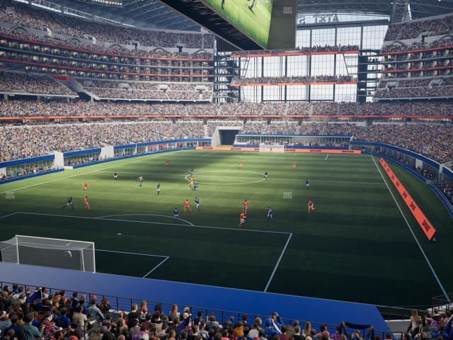 AT&T Stadium - Section 220 Seat View