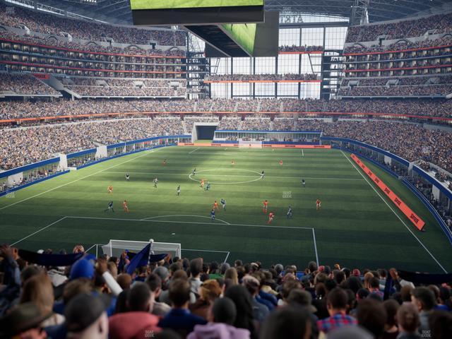 AT&T Stadium - Section 221 Seat View