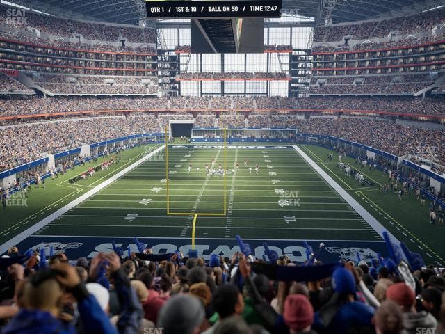 AT&T Stadium - Section 222 Seat View AT&T Stadium - Section 222 Seat View