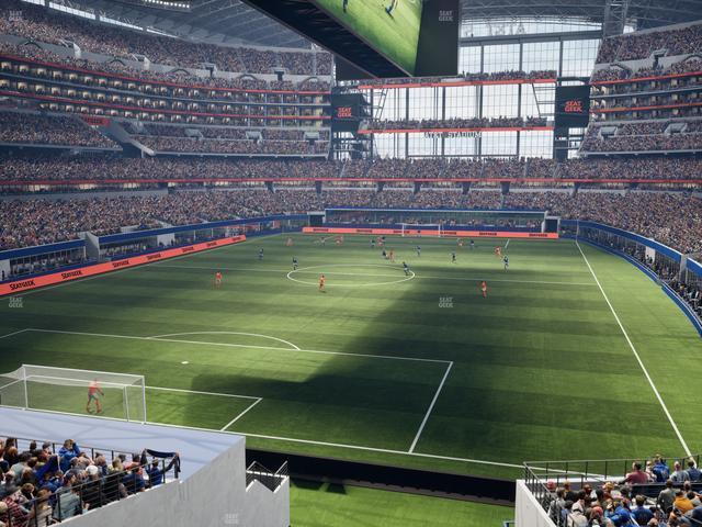 AT&T Stadium - Section 245 Seat View