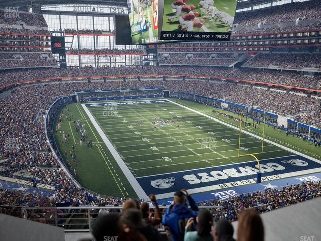 AT&T Stadium - Section 301 Seat View AT&T Stadium - Section 301 Seat View