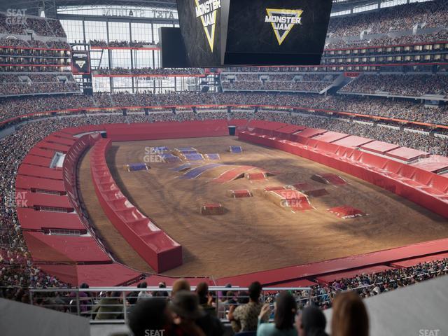 AT&T Stadium - Section 301 Seat View AT&T Stadium - Section 301 Seat View