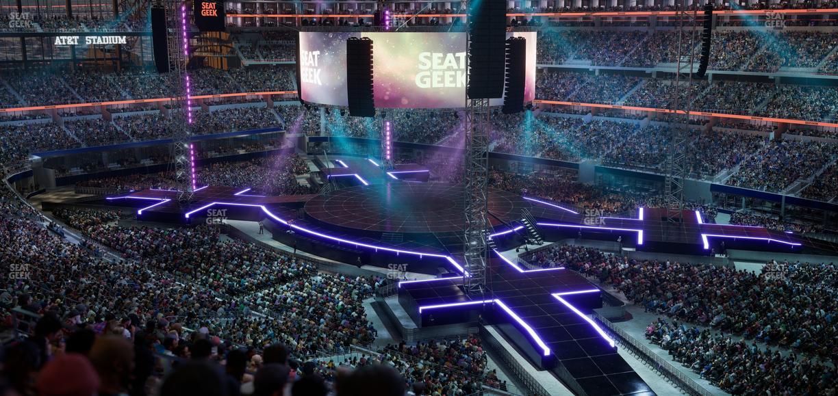 AT&T Stadium - Section 304 Seat View