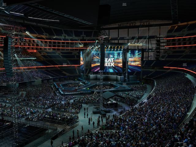 AT&T Stadium - Section 318 Seat View