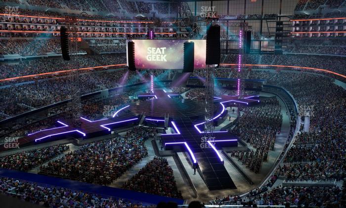 AT&T Stadium - Section 320 Seat View