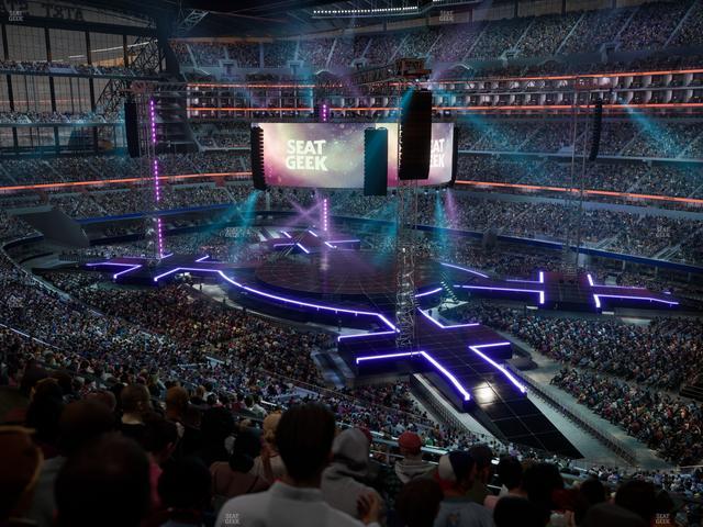 AT&T Stadium - Section 329 Seat View