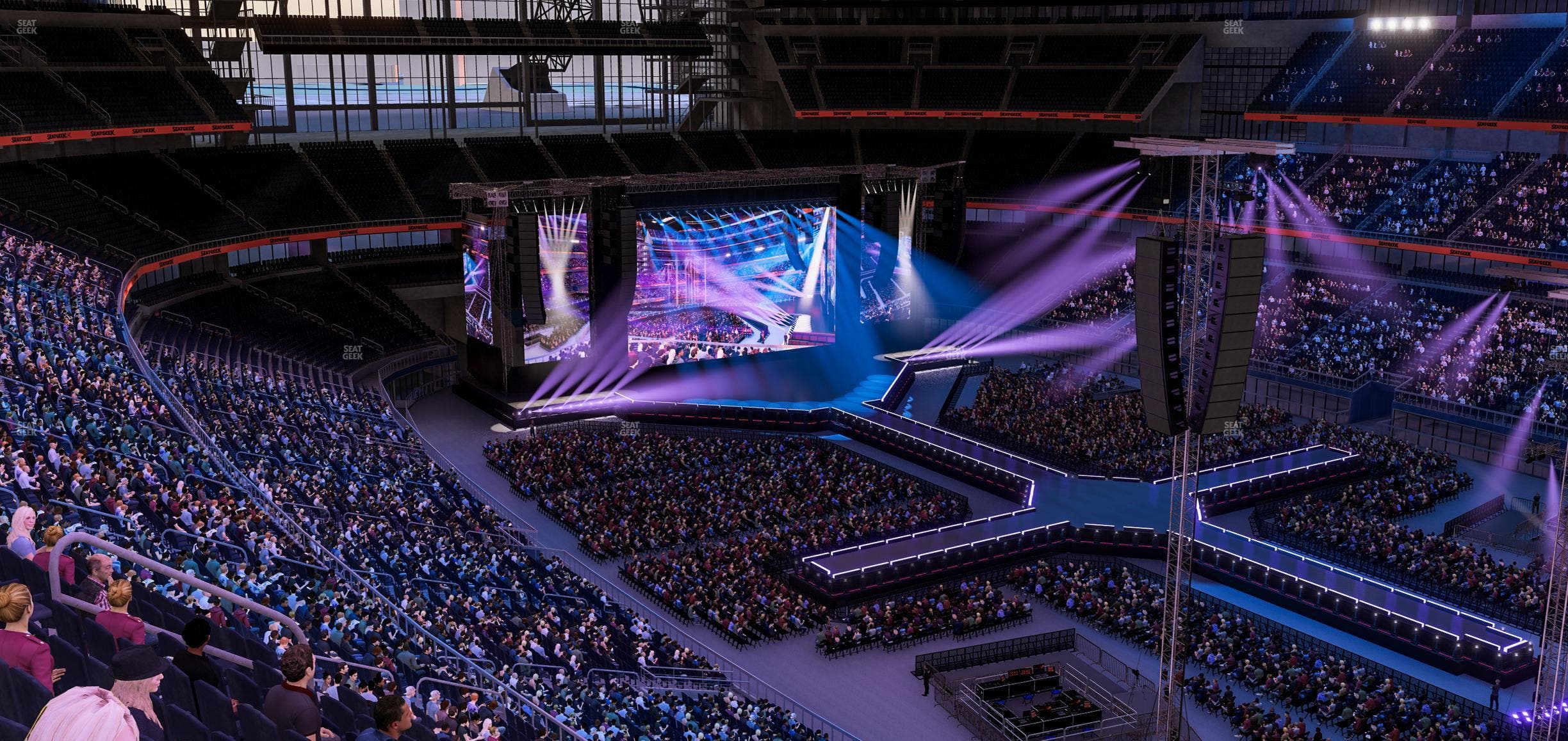 AT&T Stadium - Section 329 Seat View