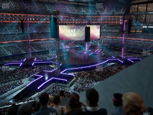 AT&T Stadium - Section 341 Seat View