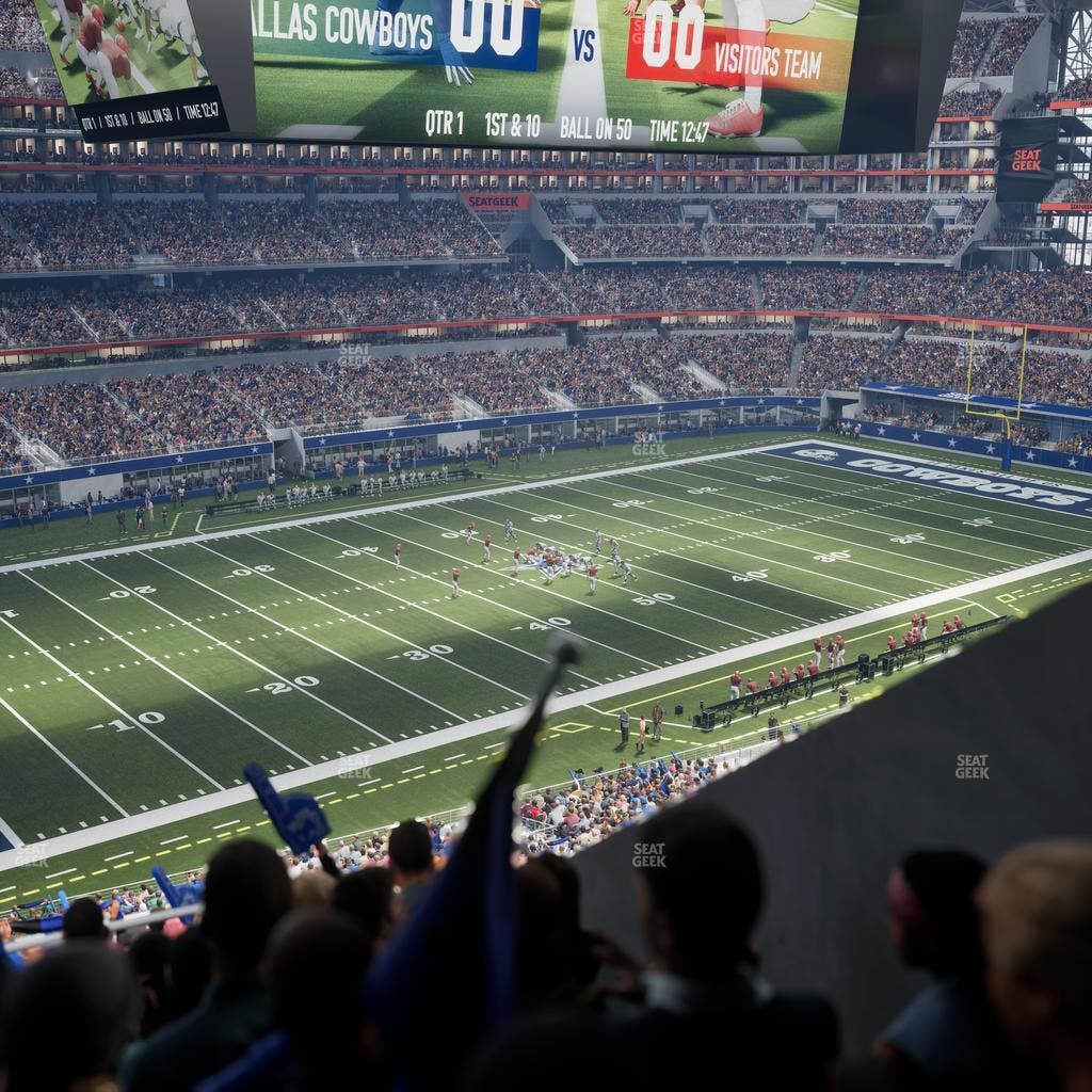 AT&T Stadium - Section 341 Seat View