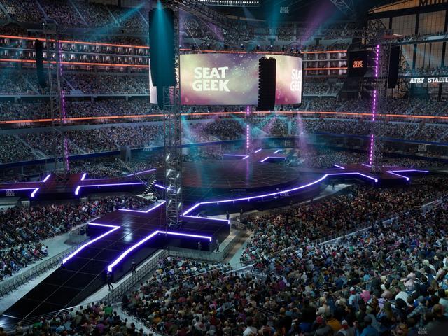 AT&T Stadium - Section 341 Seat View